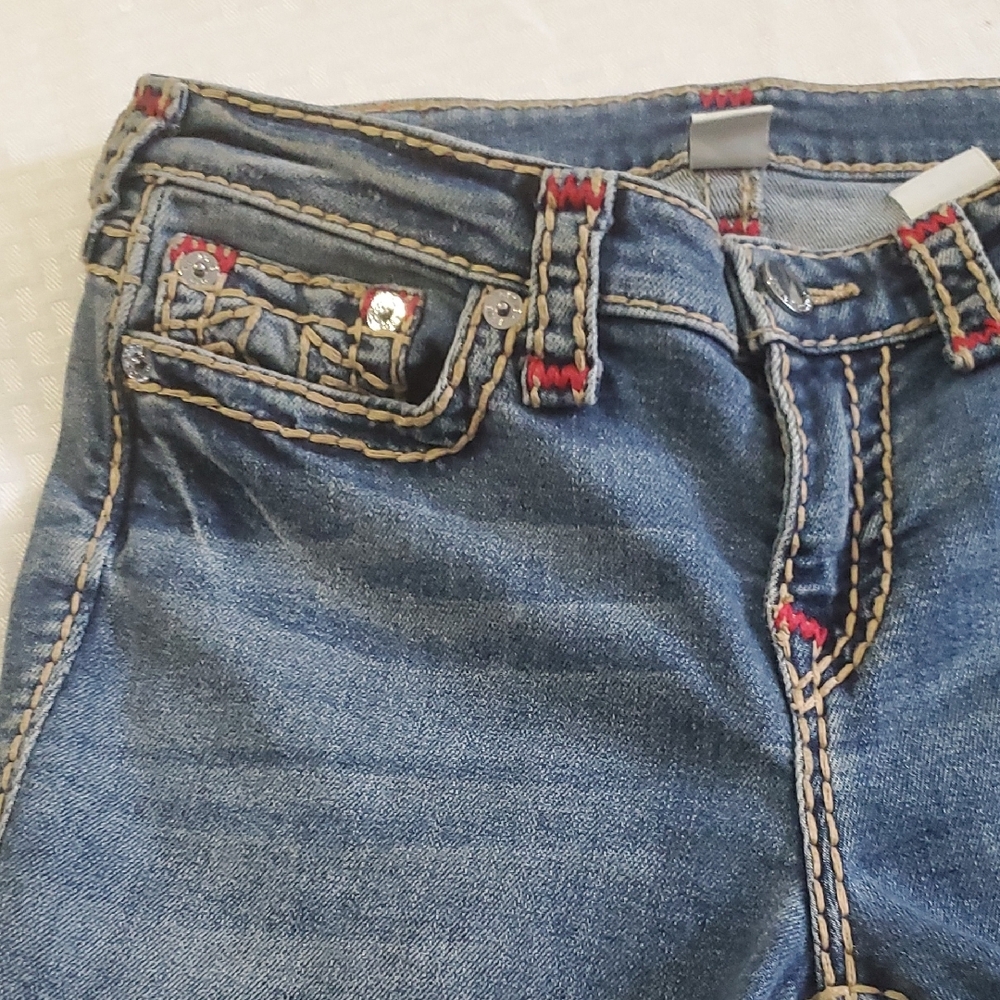 True Religion Halle Blue Skinny Jeans Sz 30 - Picture 12 of 15